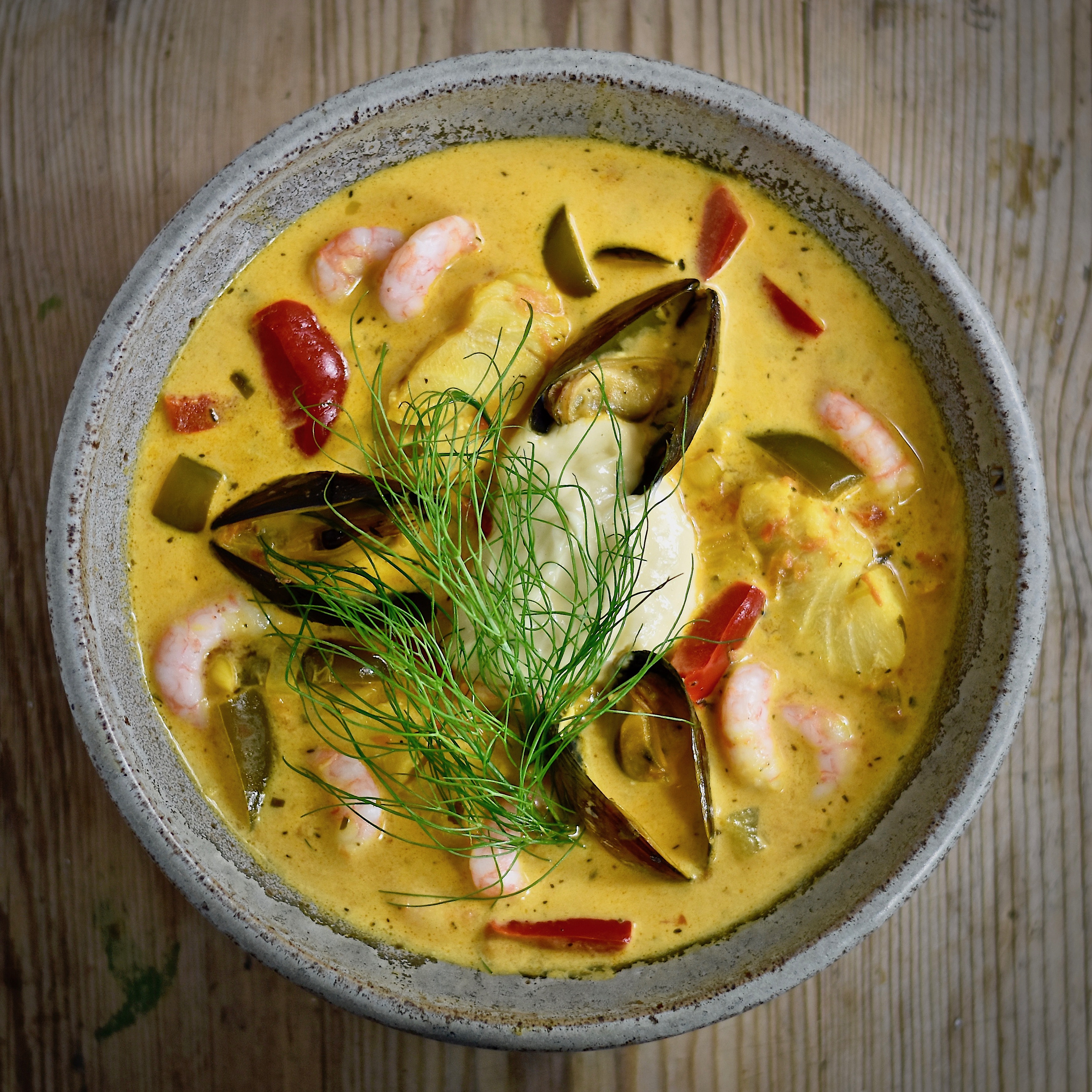 Fisk- och skaldjurssoppa