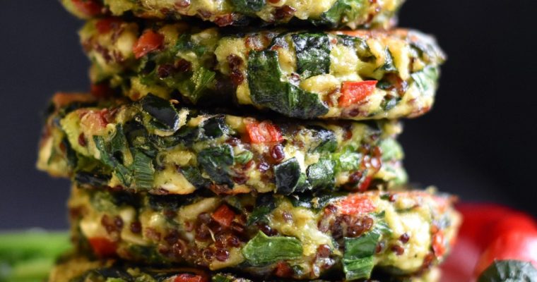 Vegobiffar med quinoa