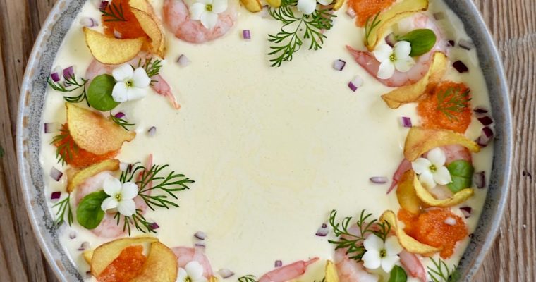 Potatiskräm med chips