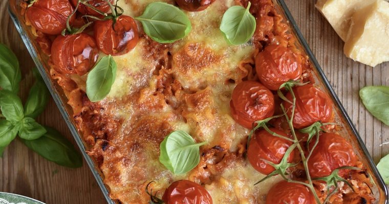 Pastagratäng med salsiccia