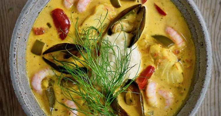 Fisk- och skaldjurssoppa