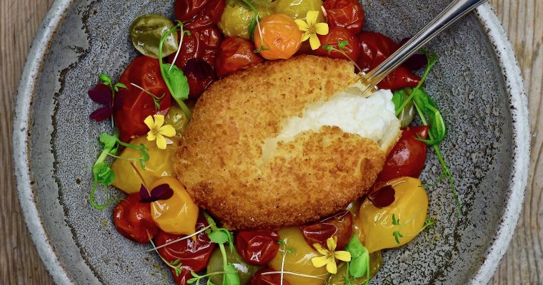 Friterad burrata