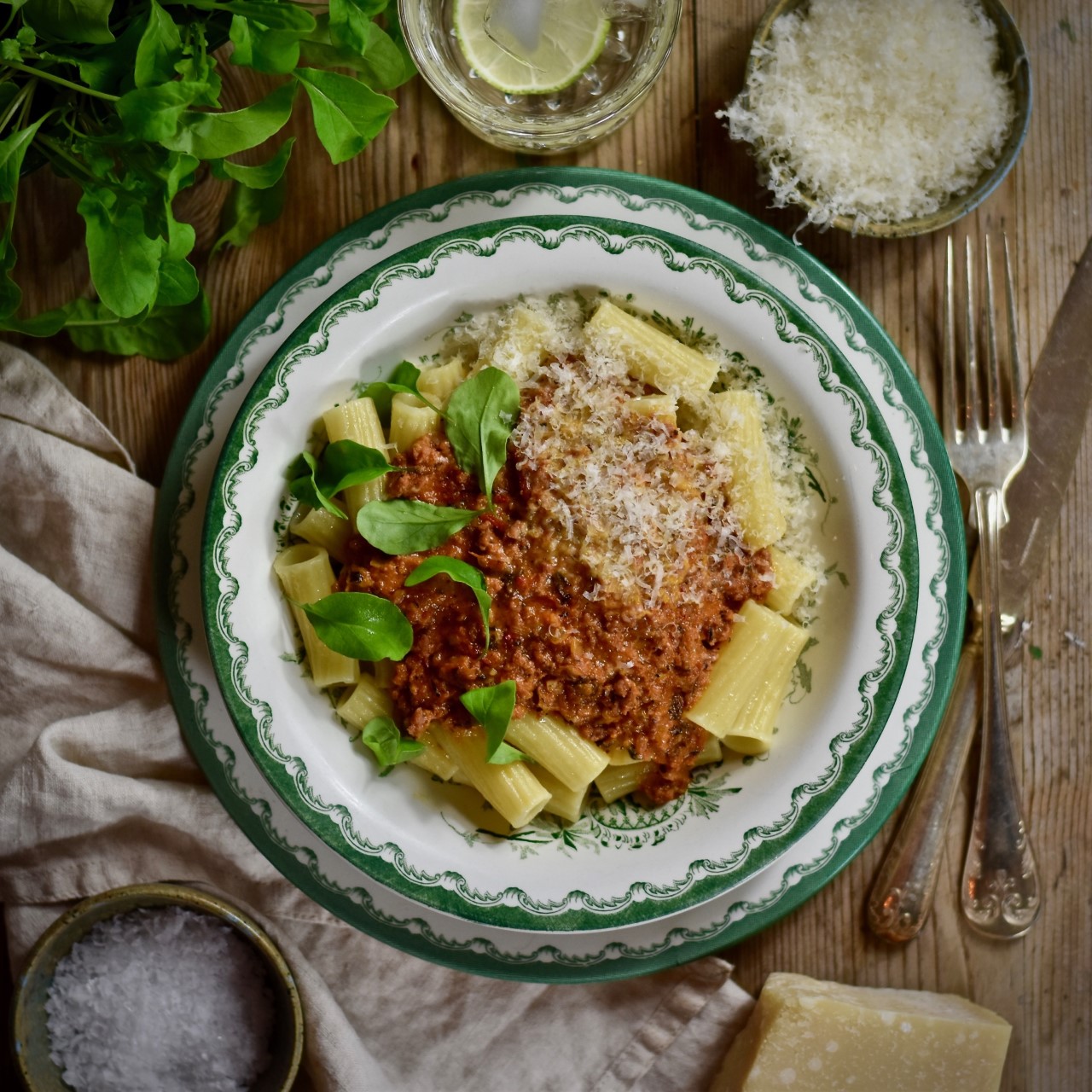 Pastasås med salsiccia på vildsvin