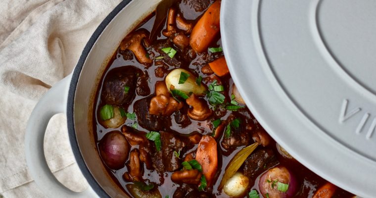 Boeuf Bourguignon på mitt sätt